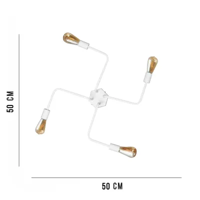 Люстра-павук MSK Electric Maze лофт NL 5050/4WH Люстра-павук MSK Electric Maze лофт NL 5050/4WH