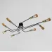 Люстра лофт MSK Electric Maze с бронзовыми патронами MSK Electric NL 13060/8 BK+BN