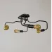 Люстра лофт MSK Electric Laminari на четыре лампы паук NL 5526-4