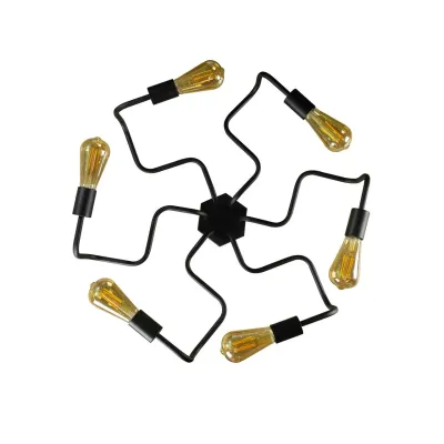Люстра лофт MSK Electric Laminari на шесть ламп паук NL5526-6