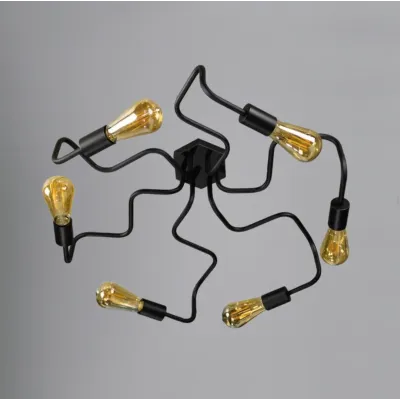 Люстра лофт MSK Electric Laminari на шесть ламп паук NL5526-6