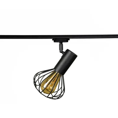 Светильник трековый MSK Electric Lotus в стиле лофт NT 14151-1 BK