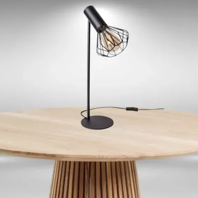 Настольная лампа лофт MSK Electric Diadem NL 22153 BK+BN