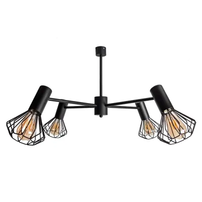 Люстра MSK Electric Diadem на четыре плафона NL 22152-4 BK Люстра MSK Electric Diadem на четыре плафона NL 22152-4 BK