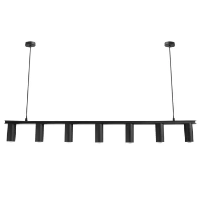 Люстра подвесная MSK Electric Tube в стиле лофт NL 2450-7 BK