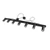 Люстра подвесная MSK Electric Tube в стиле лофт NL 2450-7 BK