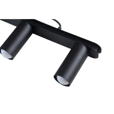 Люстра подвесная MSK Electric Tube в стиле лофт NL 2450-7 BK