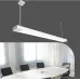 Светильник линейный подвесной 125см MSK Electric Office под две led лампы G-13 SL-120-2T8 WH
