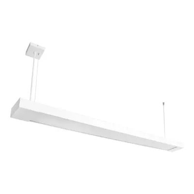 Светильник линейный подвесной 125см MSK Electric Office под две led лампы G-13 SL-120-2T8 WH