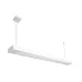 Светильник линейный подвесной 125см MSK Electric Office под две led лампы G-13 SL-120-2T8 WH