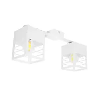 Люстра лофт MSK Electric Urban на два плафони біла NL 2310-2 WH Люстра лофт MSK Electric Urban на два плафони біла NL 2310-2 WH