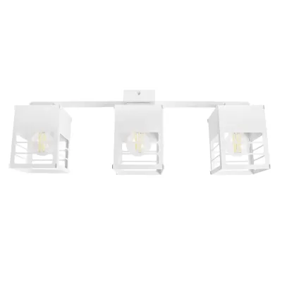 Люстра лофт MSK Electric Urban на три плафона белая NL 2310-3 WH