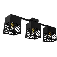 Люстра лофт MSK Electric Urban на три плафона черная NL 2410-3 BK Люстра лофт MSK Electric Urban на три плафона черная NL 2410-3 BK