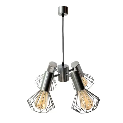 Люстра підвісна MSK Electric Diadem на чотири плафони Е27 NL 22153-4 CR хром