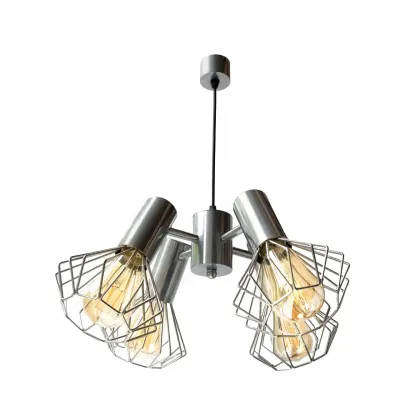 Люстра підвісна MSK Electric Diadem на чотири плафони Е27 NL 22153-4 CR хром