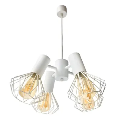 Люстра подвесная MSK Electric Diadem на четыре плафона Е27 NL 22153-4 WH Люстра подвесная MSK Electric Diadem на четыре плафона Е27 NL 22153-4 WH
