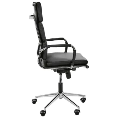 Кресло AMF Slim FX HB Хром Tilt Неаполь-20 Черный