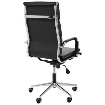 Кресло AMF Slim FX HB Хром Tilt Неаполь-20 Черный
