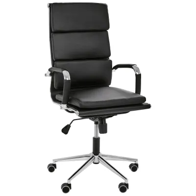 Кресло AMF Slim FX HB Хром Tilt Неаполь-20 Черный