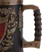 Пивний кухоль Veronese Scull із бронзовим покриттям 16х10х10 см 600 мл Різнокольоровий AL226719