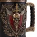 Пивний кухоль Veronese Scull із бронзовим покриттям 16х10х10 см 600 мл Різнокольоровий AL226719