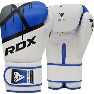 Боксерські рукавички RDX F7 Ego 16 унцій Blue (BGR-F7U-16oz) Боксерські рукавички RDX F7 Ego 16 унцій Blue (BGR-F7U-16oz)
