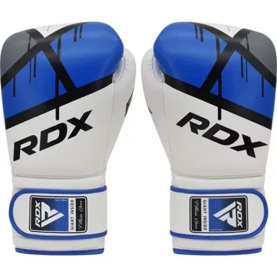 Боксерські рукавички RDX F7 Ego 16 унцій Blue (BGR-F7U-16oz) Боксерські рукавички RDX F7 Ego 16 унцій Blue (BGR-F7U-16oz)