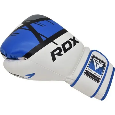 Боксерські рукавички RDX F7 Ego 16 унцій Blue (BGR-F7U-16oz) Боксерські рукавички RDX F7 Ego 16 унцій Blue (BGR-F7U-16oz)