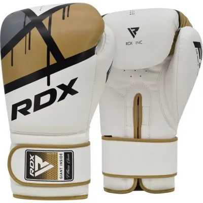Боксерські рукавички RDX F7 Ego 10 унцій Golden (BGR-F7GL-10oz)