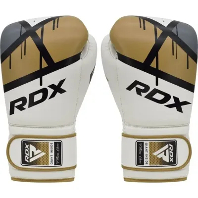 Боксерські рукавички RDX F7 Ego 10 унцій Golden (BGR-F7GL-10oz)