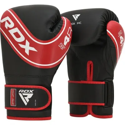 Боксерські рукавички RDX 4B Robo Kids 6 унцій Red Black (JBG-4R-6oz)