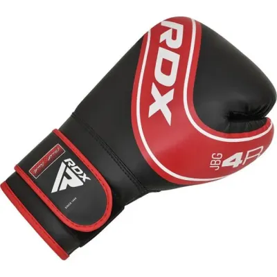 Боксерські рукавички RDX 4B Robo Kids 6 унцій Red Black (JBG-4R-6oz)