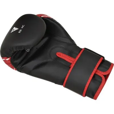 Боксерські рукавички RDX 4B Robo Kids 6 унцій Red Black (JBG-4R-6oz)