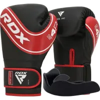 Боксерские перчатки RDX 4B Robo Kids 6 унций Red Black (JBG-4R-6oz) Боксерские перчатки RDX 4B Robo Kids 6 унций Red Black (JBG-4R-6oz)