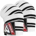 Бінти на коліна RDX K1 Gym Knee Wraps Plus 200 см 2 шт White Black (WAH-K1W+)