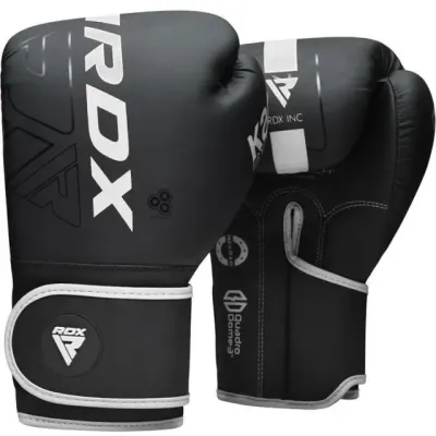 Боксерські рукавички RDX F6 Kara Matte 10 унцій White (BGR-F6MW-10OZ)