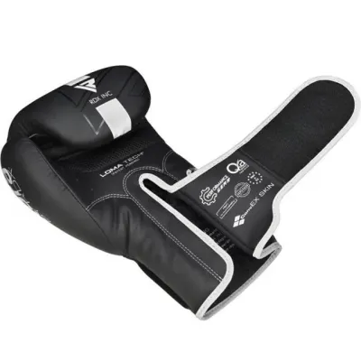Боксерські рукавички RDX F6 Kara Matte 10 унцій White (BGR-F6MW-10OZ)