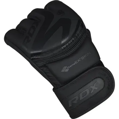 Перчатки для ММА RDX F15 Noir Matte Black M капа