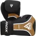 Боксерские перчатки RDX Aura Plus T-17 Black Golden 12 унций