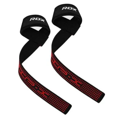 Лямки для тяги RDX S4 Gym Cotton Gel Straps Black Plus Лямки для тяги RDX S4 Gym Cotton Gel Straps Black Plus