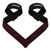 Лямки для тяги RDX S4 Gym Cotton Gel Straps Black Plus Лямки для тяги RDX S4 Gym Cotton Gel Straps Black Plus