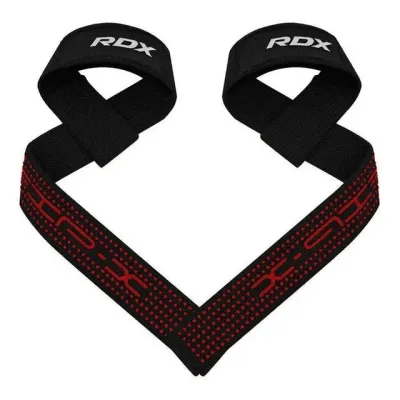 Лямки для тяги RDX S4 Gym Cotton Gel Straps Black Plus Лямки для тяги RDX S4 Gym Cotton Gel Straps Black Plus