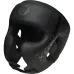 Боксерский шлем RDX F6 KARA Matte Black L капа в комплекте