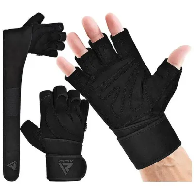 Перчатки для фитнеса RDX L4 Micro Plus Black XL (WGM-L4B-XL+) Перчатки для фитнеса RDX L4 Micro Plus Black XL (WGM-L4B-XL+)