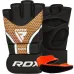 Рукавиці для ММА RDX AURA PLUS T-17 Black Golden S капа