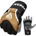 Перчатки для ММА RDX Aura Plus T-17 Black Golden M капа Перчатки для ММА RDX Aura Plus T-17 Black Golden M капа
