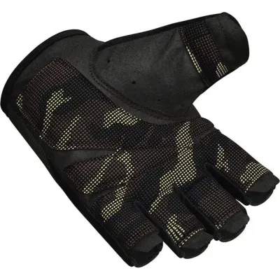 Рукавички для фітнесу RDX T2 Half Brown S (WGA-T2HBR-S) Рукавички для фітнесу RDX T2 Half Brown S (WGA-T2HBR-S)