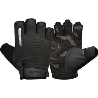 Перчатки для фитнеса RDX T2 Half Brown S (WGA-T2HBR-S)