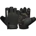 Рукавички для фітнесу RDX T2 Half Brown S (WGA-T2HBR-S)