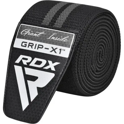 Бінти на коліна RDX KR11 Gym Knee Wrap 200 см 2 шт Black Grey (WAH-KR11BG) Бінти на коліна RDX KR11 Gym Knee Wrap 200 см 2 шт Black Grey (WAH-KR11BG)